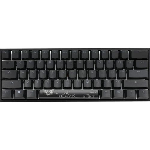 Ducky Mecha Mini Tastatur Maus enthalten USB Englisch Schwarz (DKME2061ST-RDEPDAAT1)