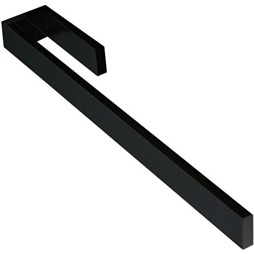 Dieter Knoll Handtuchhalter , Schwarz , Metall , 5.5x3x39 cm , Badaccessoires, Duschzubehör, Handtuchhalter