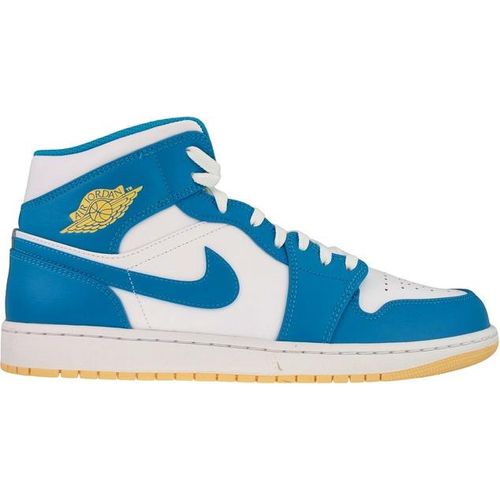 Nike Air Jordan 1 Mid DQ8426-400 Aquatone/Himmlisches Gold-Weiß 47.5
