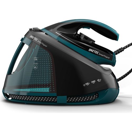 Imetec Smartvapor 9047 Dampfbügeleisen 2400 W, 6 bar, 350 g/min, schwarz-grün