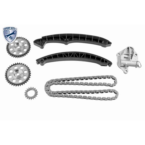 VAICO Steuerkettensatz EXPERT KITS + mit Zahnrädern für SKODA VW SEAT AUDI VAG 03C109158Akit7 3C109509P 03E109507AE V10-10014-SP Image