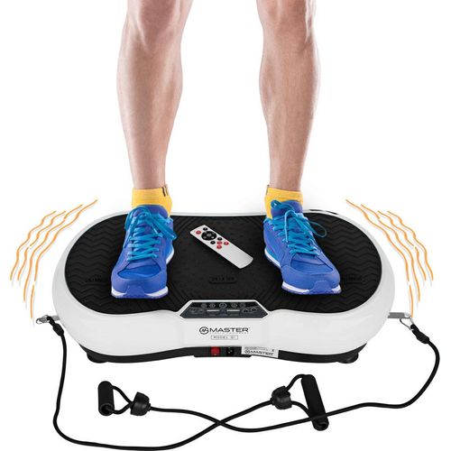 Master G1 Vibrationsplattform-Massagegerät, Weiß