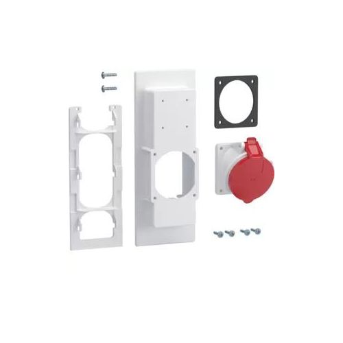 Hager Steckdosenflansch universZ 1xCEE-Steckdose 32A