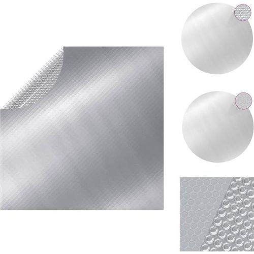vidaXL Poolabdeckung Silbern 549 cm PE - Poolabdeckungen & -unterlagen