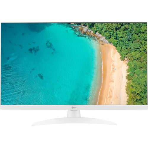 LG Monitor TV Smart 27" Full HD WebOS 22 Wi-Fi Bluetooth Bianco 27TQ615S