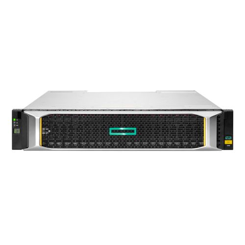 HP E MSA 2062 10GBASE-T iSCSI SFF Storage - 24 x HDD unterstützt - 2 x HDD installiert - 3,84 TB installierte Festplattenkapazität - 24 x SSD unterstützt - 0 x SSD installiert - Clustering unterstützt