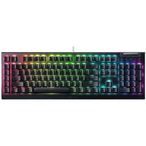 Razer | Mechanische Gaming-Tastatur | BlackWidow V4 X | Mechanische Gaming-Tastatur | Kabelgebunden | USA | Schwarz | Gelbe mechanische Schalter (linear)