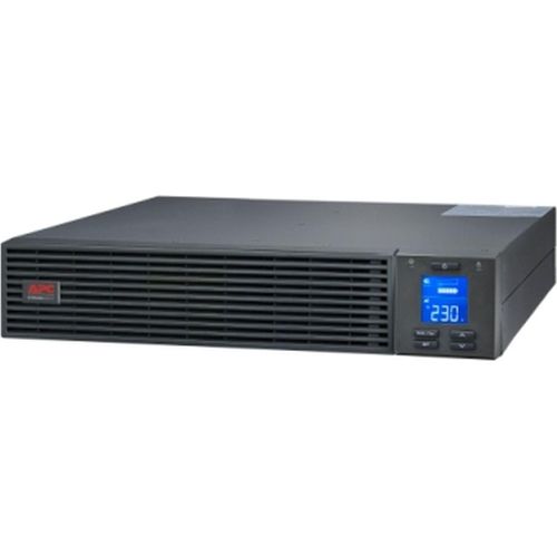 APC Easy UPS On-Line, 2000VA/1800W, Rackmontage 2HE, 230V, 4x IEC C13 Ausgänge, Intelligenter Kartensteckplatz, LCD, ohne Rackmontagekit, Doppelwandler (Online), 2 kVA, 1800 W, Sine, 110 V, 285 V