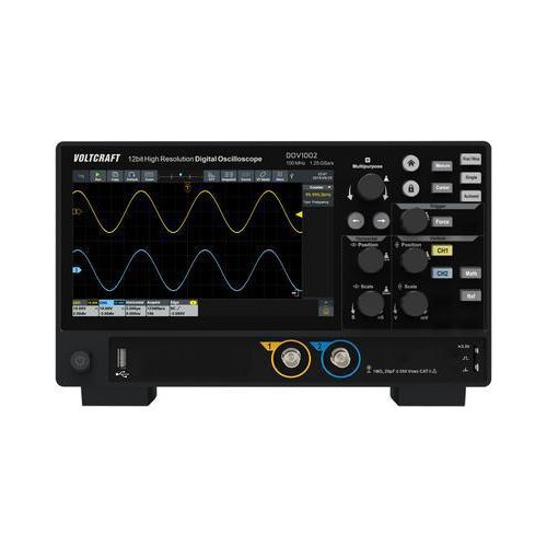Voltcraft DOV1002 Digital-Oszilloskop 100 MHz 2-Kanal 1.25 GSa/s 50 Mpts 12 Bit (VC-16753915)
