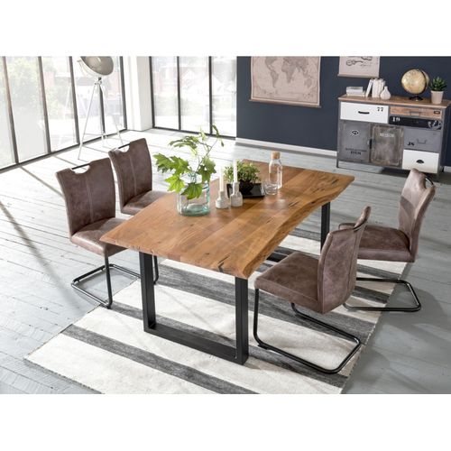 Esstisch Bullwer mit 4 Stühlen Kenton