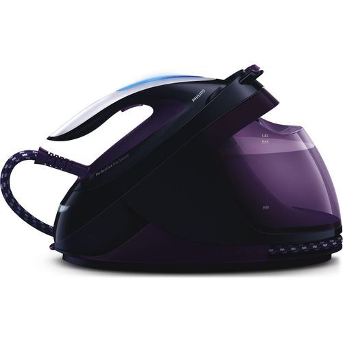 Philips PerfectCare Elite Bügelstation, 150 g/min konstanter Dampf, 7.5 bar, 2400 W, Schwarz (GC9650/80)