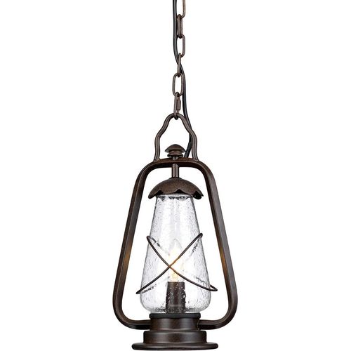 Elstead Miners Außen-Hängeleuchte E27 Alte Bronze IP44