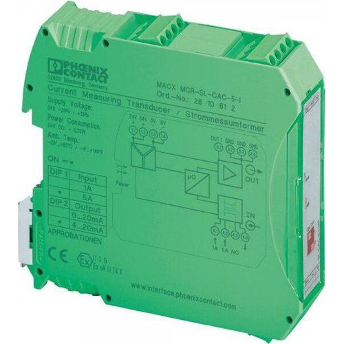 Phoenix Contact MACX MCR-SL-CAC- 5-I Strommessumformer für 1 & 5 A (2810612)