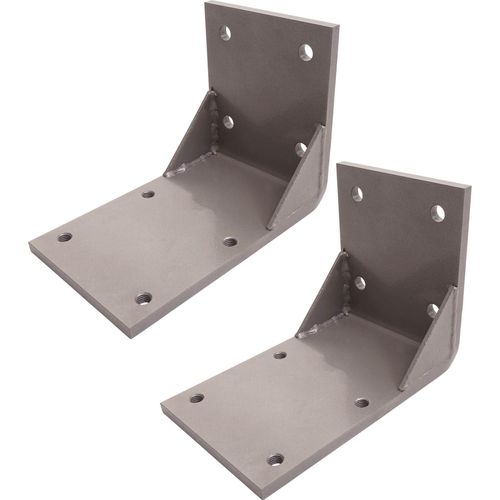 2er-Set Deckenadapter für Kassetten-Markise T122 T123, Deckenmontage Halterung Adapter grau