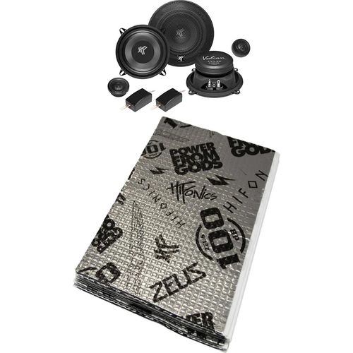 Lautsprecher Hifonics VX5.2E inkl. Hifonics Dämmpaket 100db -