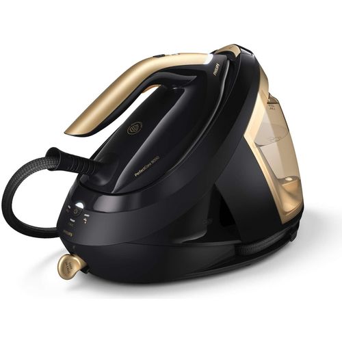 Philips PerfectCare Bügelstation, Keramiksohle, 170 g/min konstanter Dampf, 8.5 bar, 2700 W, Schwarz (PSG8140/80)