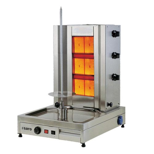 SARO Gas-Döner- / Gyrosgrill 3 Brenner Modell Tilla 3