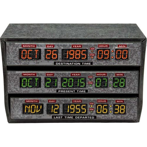Zurück in die Zukunft Prop Replik Time Circuits 10 cm