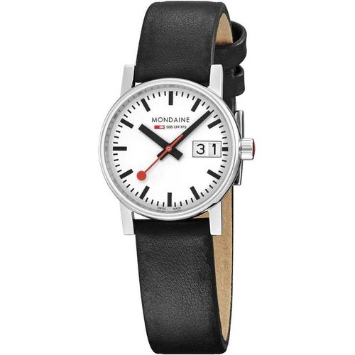 Mondaine evo2 316L Stainless steel Wiße MSE.30210.LBV