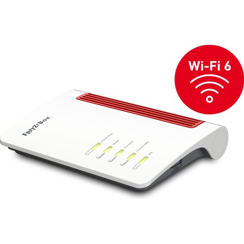 Box FRITZ! 5530 Fiber Edition Internation WLAN-Router 2.5 Gigabit Ethernet Dual-Band (2,4 GHz/5 GHz) Weiß