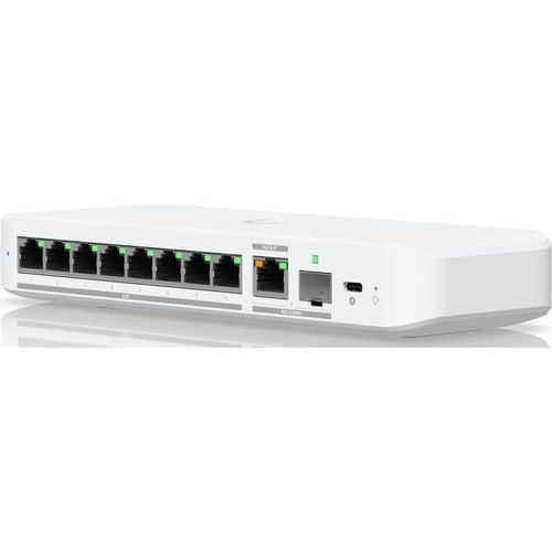 Ubiquiti UniFi Flex 2.5G, Managed, L2, 2.5G Ethernet (100/1000/2500), Desktop-/Wandmontage, Wandmontage