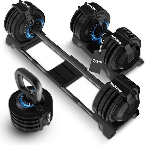3-in-1 Hantelset zum Verstellen 24kg