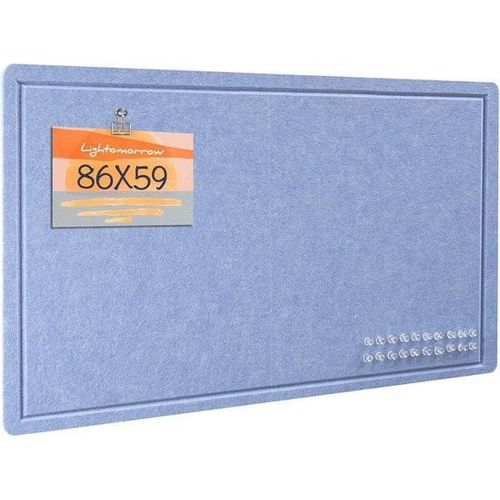 Dekorative Pinnwand – Faltbare Fotowand – 86 x 59 cm – Lavendelblau – Filztafel