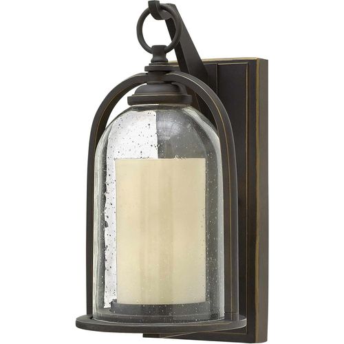 Elstead Quincy Außen-Wandleuchte E27 34cm Ölgeriebene Bronze IP44