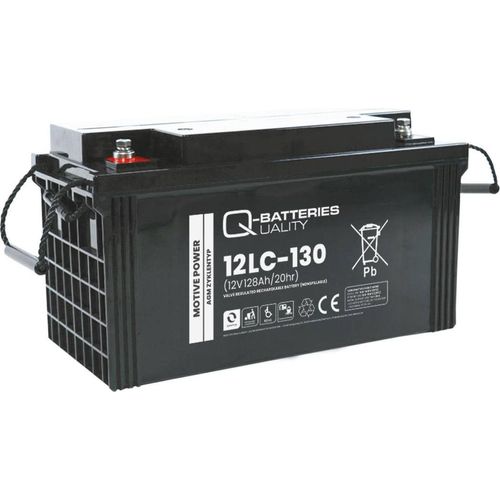 Q-Batteries 12LC-130 / 12V - 128Ah Blei Akku Zyklentyp AGM - Deep Cycle VRLA