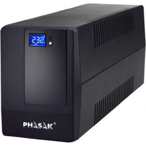 Phasak Esential, Line-Interaktiv, 1 kVA, 600 W, Pseudo sine, 220 V, 240 V