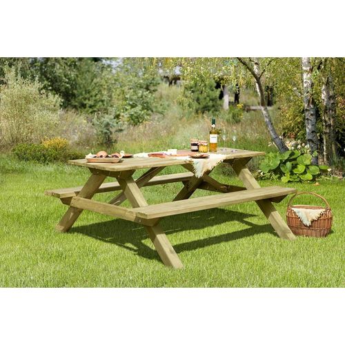 T&J ELLA Picknicktisch B 180 x T 170 x H 75 cm