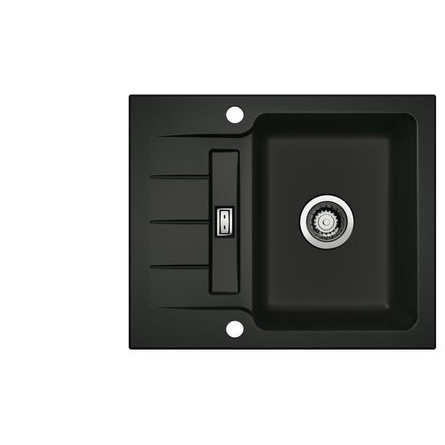 Naber Einbauspüle Keramik LineUP 2E nero