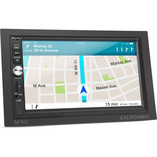 MNC - Double Din Autoradio 7'' - 4x50W - Android - mit Bluetooth - Screen Mirror - Airplay - AUX - 3x USB