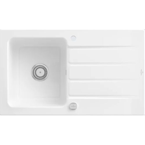 V&B Spüle Architectura 50 m Abl.garn, Exzenter, we. alp C-plus