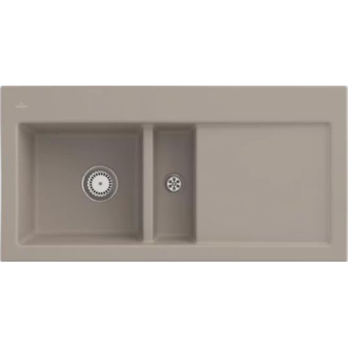 V&B Spüle Subway 60 li, m Abl.garn, Hand., Alm. CeramicPlus