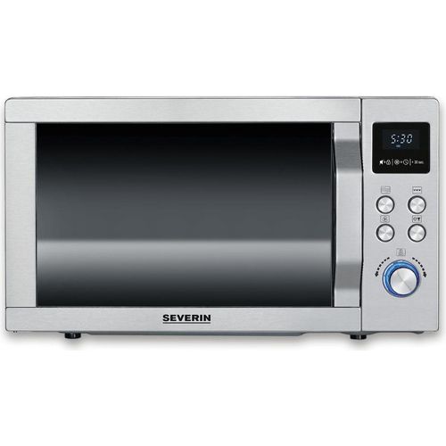 SEVERIN Mikrowelle mit Grill- und Heißluftfunktion 3-in-1 MW 7774 Edelstahl Mikrowelle Mit Grill Und Heißluftfunktion 3-in1 Mikrowelle Mikrowelle Minibackofen Mikrowellengerät Mikrowelle Mit Backofenfunktion Mikrowelle Mit Doppelgrill