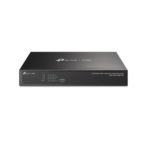 TP-LINK VIGI NVR1008H-8P - 8 Kanäle - 3840 x 2160 Pixel - 8 Kanäle - 720p - 1080p - 1920 x 1080 - 1680 x 1050 - 1440 x 900 - 1280 x 1024 - 102 4x 768 - 1280 x 720 - H.264 - H.264+ - H.265 - H.265+