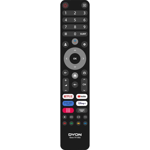 DYON iGoo-TV 43F 108cm (43 Zoll) Google TV (Full-HD, HD Triple Tuner, Prime Video, Netflix, Google Play Store)