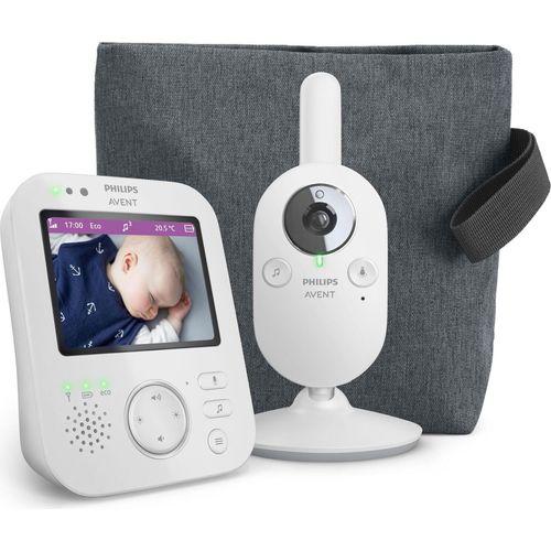 Philips AVENT Babyphone SCD892/26 Video-Babyphone Premium, IR, 300 m, 50 m, 300 m, FHSS, 2.4 GHz