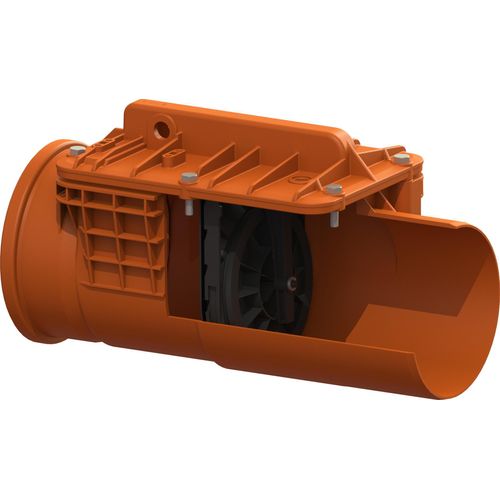 PVC Staufix Einfachrückstau 200 71200*