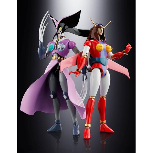 Great Mazinger Soul of Chogokin Diecast Actionfiguren GX-114 Janus & GX-12R Venus A Set 17 cm
