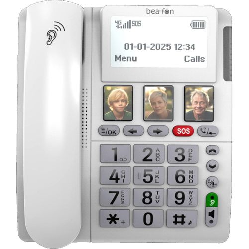 ML 10 4G LTE Tischtelefon mit SOS Notruf und SOS Notrufarmband