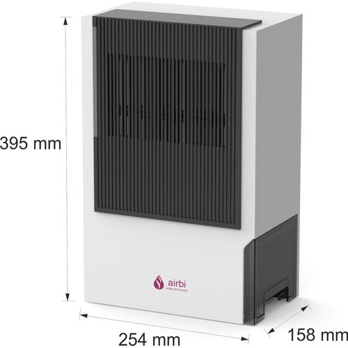 Luftentfeuchter BLOCK, 3 l/Tag Entfeuchtungsleistung, 2 l Behälter, für Räume bis 20 m²
