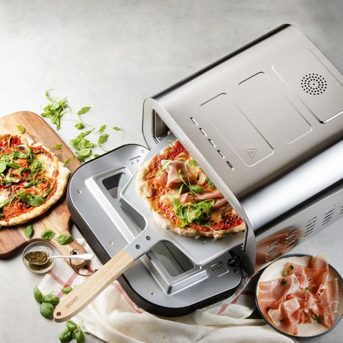 Domo DO9289PZ, 1 Pizza/Pizzen, Edelstahl, Schwarz, 320 cm, 450 °C, 80 - 450 °C, 0,97 m