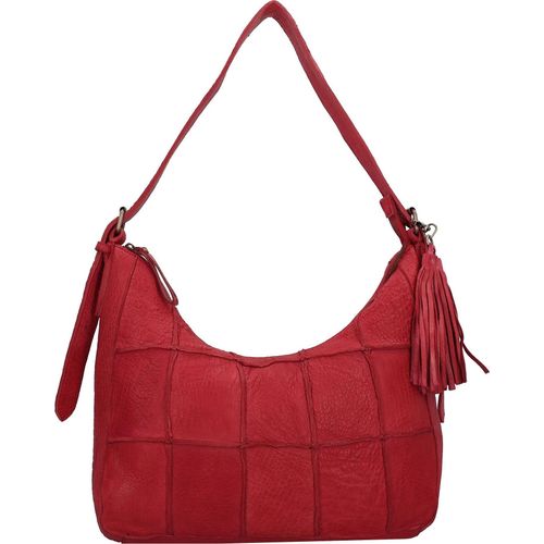 Taschendieb Wien Malvengasse Schultertasche Leder 31 cm
