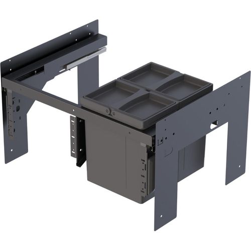 Naber WESCO® Pullboy Soft Fusion 320 K/600-2 , Abfallsammelsystem, anthrazit