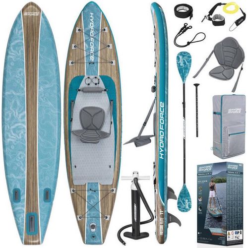 Board, Sup 2In1 Mit Rückenlehne Und Kajak - Aufblasbares Board 150Kg, Fortifiber