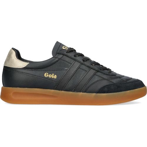 Gola Stadia Leather Black/Gold/Gum Größe EU 42