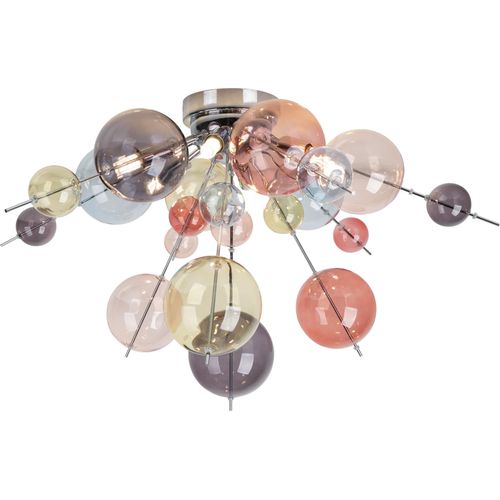 Näve Leuchten Deckenleuchte EXPLOSION mit G9 Deckenleuchte EXPLOSION mit G9 Deckenleuchten - Deckenleuchte "EXPLOSION" Ø: 57cm weiß, Deckenlampe im Modern Style, aus Metall und Glas in weiß, 38 cm hoch, Ø 57 cm, G9-Fassung