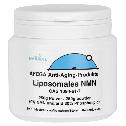 AFEGA® Liposomales NMN – NAD-Booster in seiner bioverfügbarsten Form - 250 g liposomales NMN-Pulver (Nicotinamid Mononukleotid)